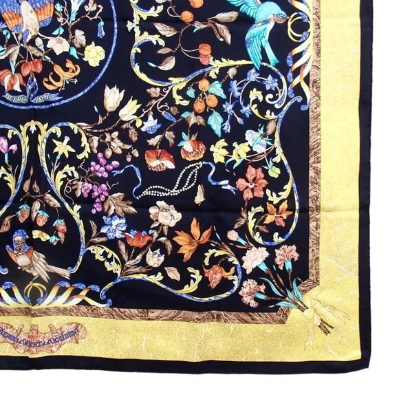 534181AL (S2) Hermes Scarf Carre 90 Pierres d' Orient et d' Occident Multicolor - Picture 5 of 10
